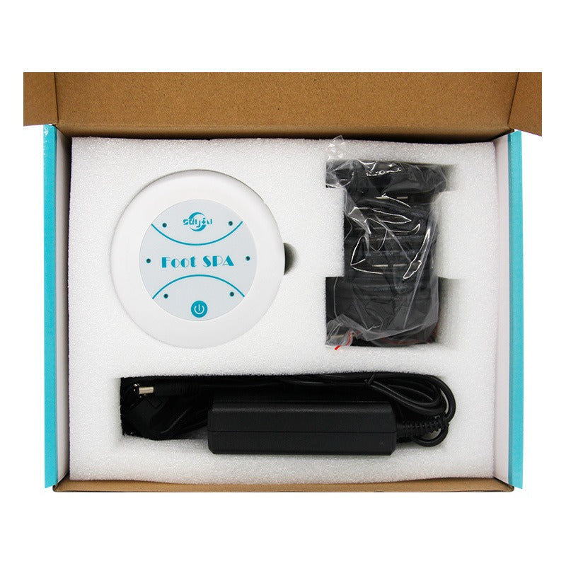 Minimasajeador de pies portátil para baño de pies iónico